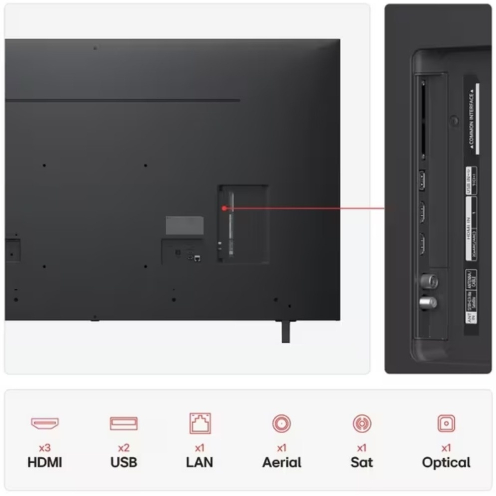 Телевизор LG 65NANO80A6B 165 см черный