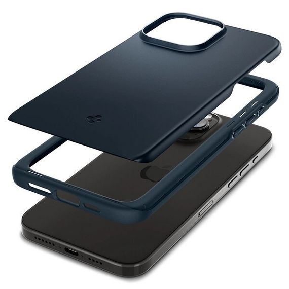 Чехол Spigen Thin Fit для iPhone 15 Pro Max (ACS06546) синий