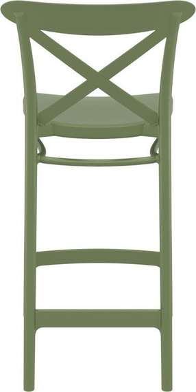 Полубарный стул Cross 65 см, зеленый