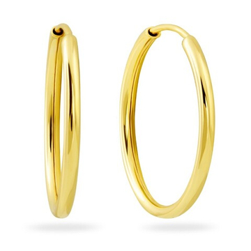 Серьги-Конго Золото