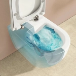Унитаз Vitra Mia Round 9873B003-7201 безободковый с инсталляцией, с крышкой микролифт, кнопка хром