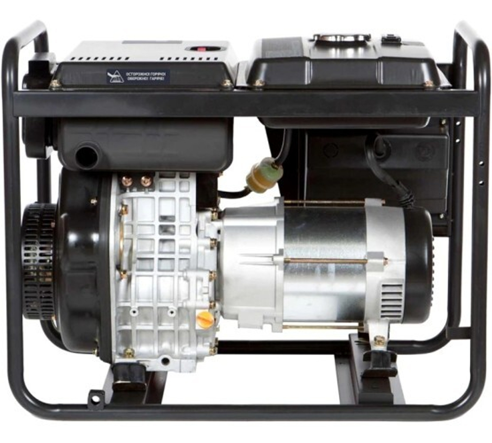 Генератор дизельный с воздушным охлаждением HYUNDAI DHY 6500L открытая