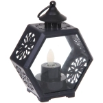 Сувенир с подсветкой «Пламя» 11,3*14,5 см, Черный (работает от батареек LR44*3)