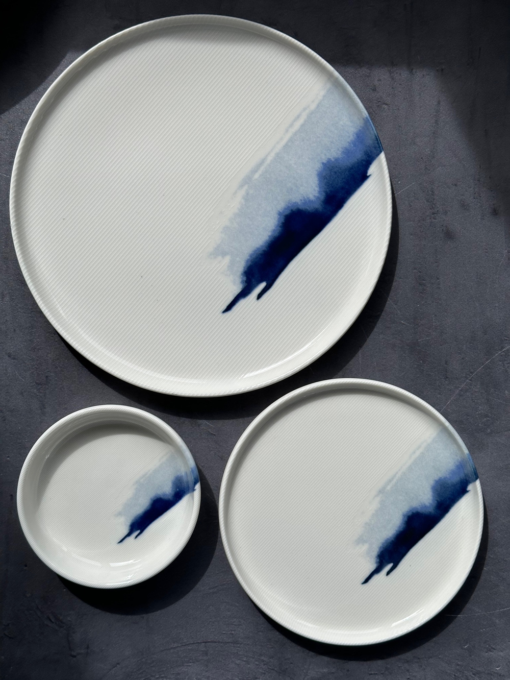 Тарелка d= 220 мм. Блю Вэйв