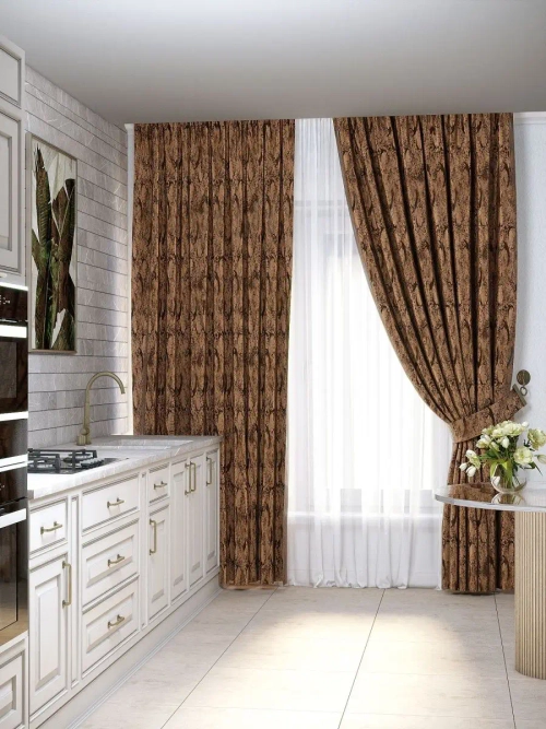Комплект штор микрософт Ливадия 37/2092-5-11 2,0м*2,7м