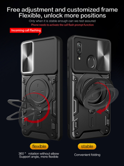 Чехол с кольцом Big Ring Case для ZTE Blade V10 Vita