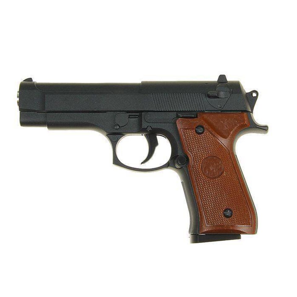 Пистолет пружинный Galaxy Beretta 92G.22 мини 1808962