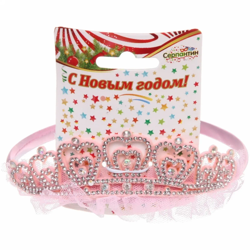 Корона карнавальная «Нежность», цвета в ассортименте