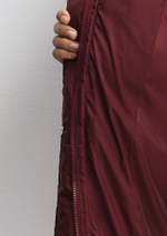 Пуховик Энни свекольный