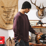 Мужская футболка с текстурой бамбука, с длинным рукавом, весна-осень.Оптом и в розницу