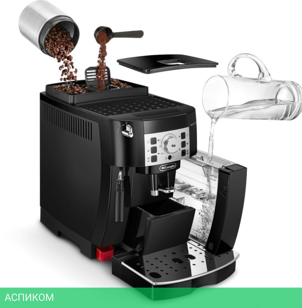 Кофемашина Delonghi Magnifica черный (ECAM22.110B)