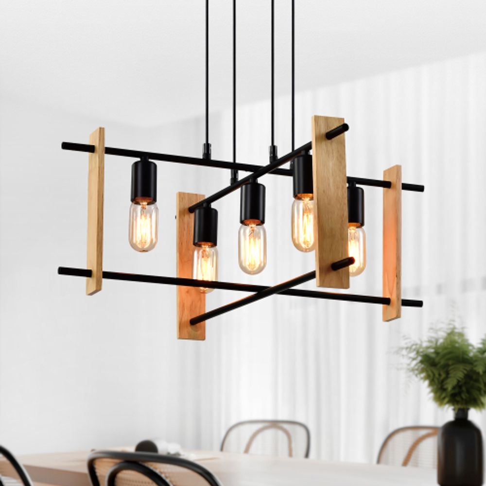 Люстра Rivoli Elizabeth 5107-305 5 * Е27 40 Вт лофт - кантри | Лофт-Кантри