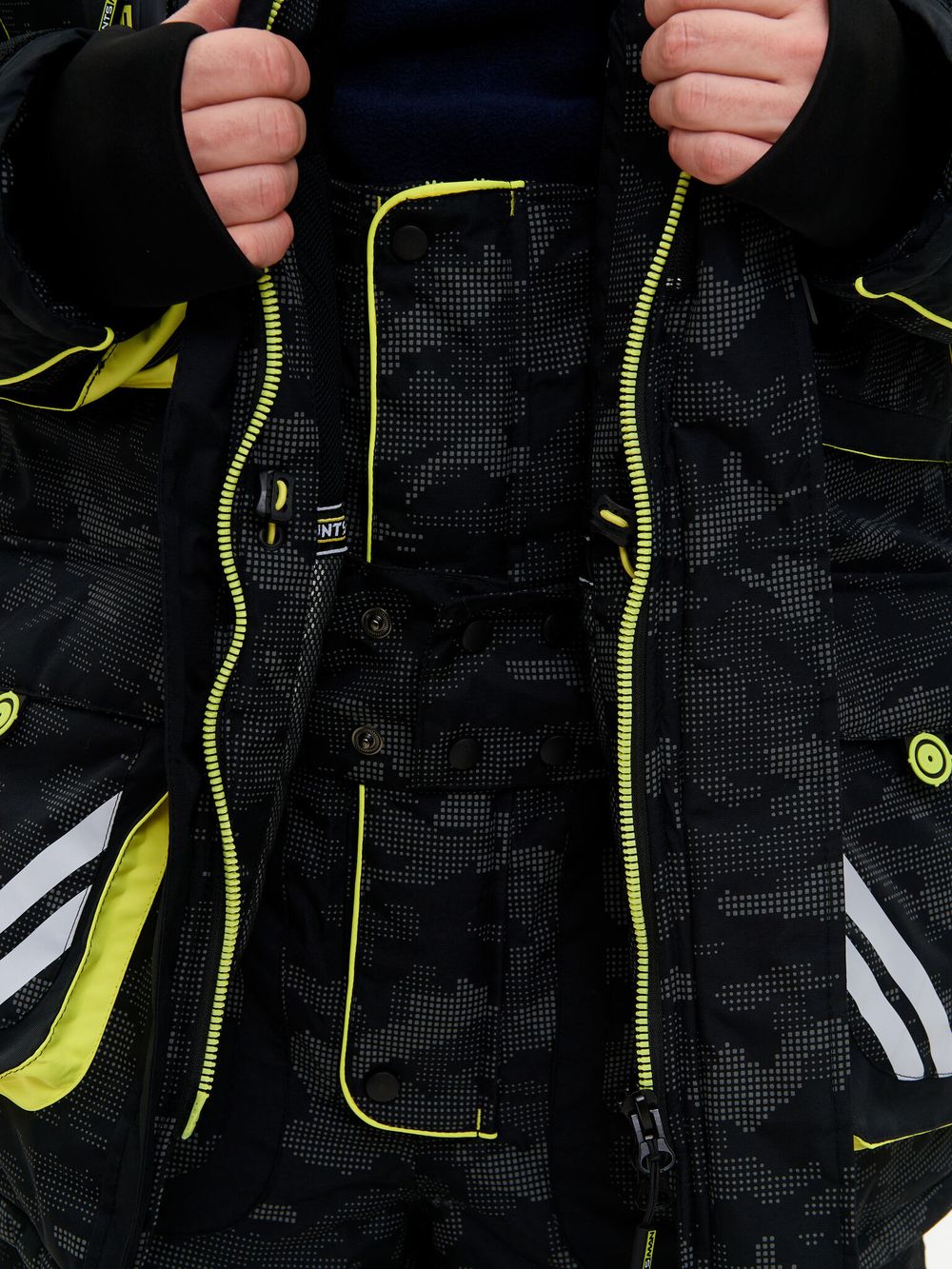 Костюм зимний Siberia Reflect V2 ткань Breathable Reflex Membrane цвет Черный