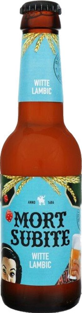 Пиво Морт Сюбите Витте Ламбик / Mort Subite Witte Lambic 0.25л - 6шт