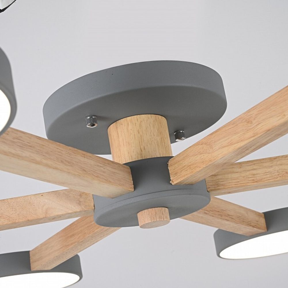 Люстра на штанге Imperiumloft TURNA Gray TURNA01