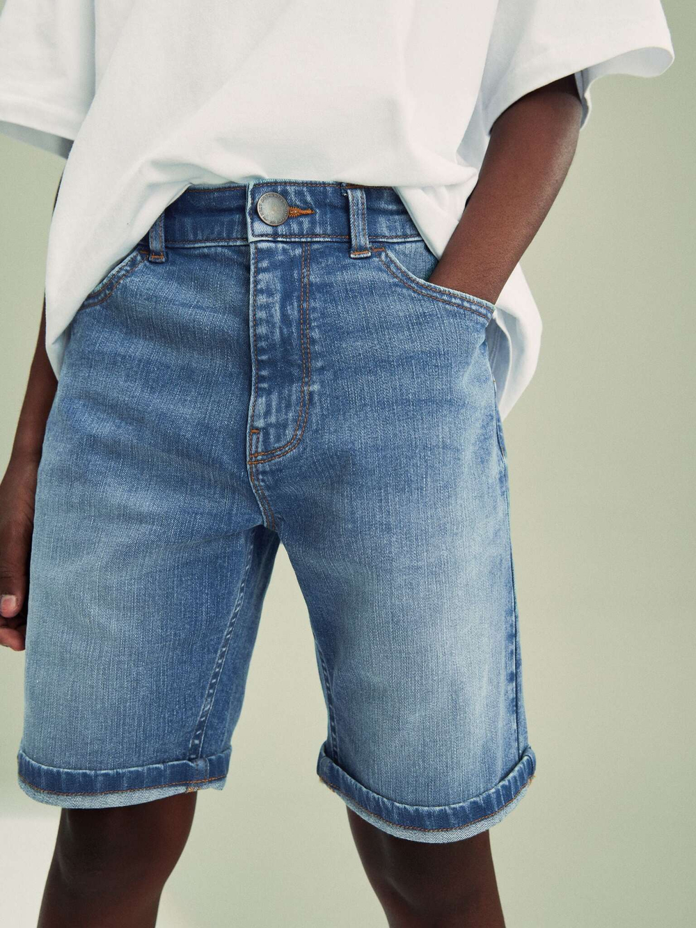 Шорты джинсовые для мальчика Next 547-025, Синий