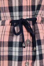 Рубашка хлопковая Джанет (персик/синий) Б14275-4М LT Collection