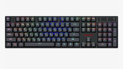 Клавиатура проводная игровая механическая REDRAGON Apas   черная