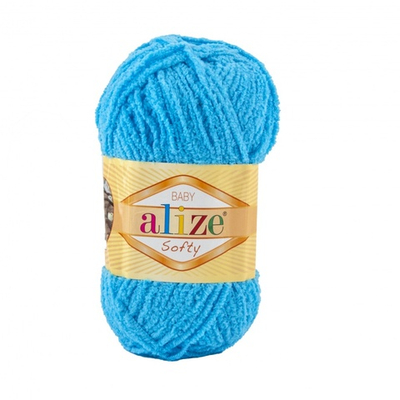 ALIZE "SOFTY" 100% Микрополиэстер, 50 гр., 115 м, бирюзовый