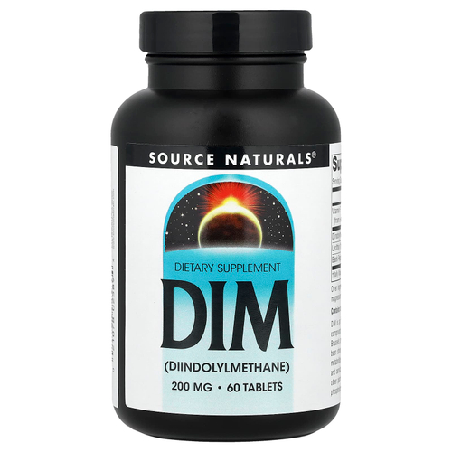 Source Naturals, DIM, 60 таблеток