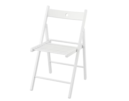 ФРОСВИ FRОSVI Стул складной, белый