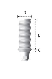 Временный абатмент без шестигранника