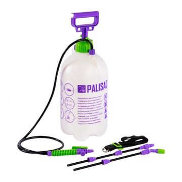 Опрыскиватель 7 л, ручной, насосом, шлангом, разбрызгивателем Palisad 64750