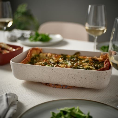 ЛУККАД LYCKAD Формы для запекания 2 шт, бежевая/коричневая