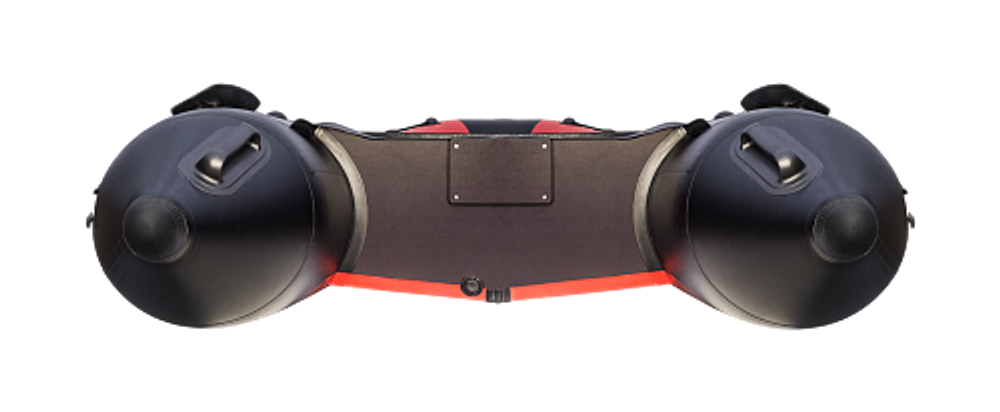 Лодка ПВХ Ривьера Компакт 3400 СК "Комби" красный/черный