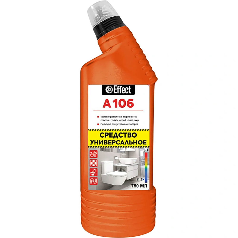 Профессиональное универсальное чистящее средство Effect Alfa 106 щелочное 750 мл