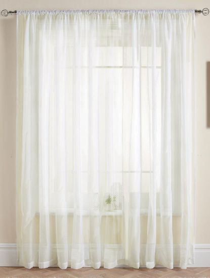 Штора. Тюль Basica (микро вуаль крем)