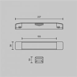 Блок питания Maytoni Power Supply Magnetic TRA160DR-150W-S