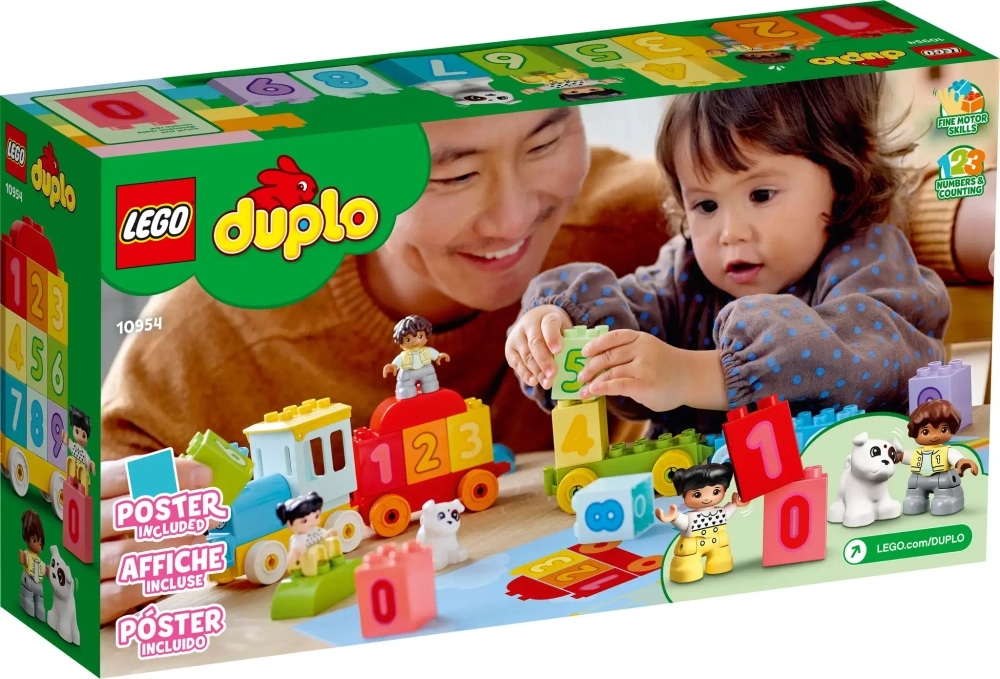 Конструктор LEGO Duplo 10954 Поезд с цифрами — учимся считать