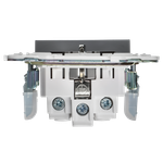 SKANDY Розетка с заземлением с защитными шторками 16А SK-R04Gr серый IEK