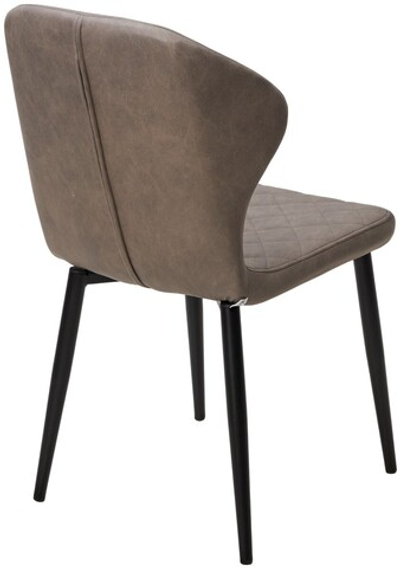 Стул МОНРО, цвет Style-04 Таупе, ткань под нубук / черный каркас М-City