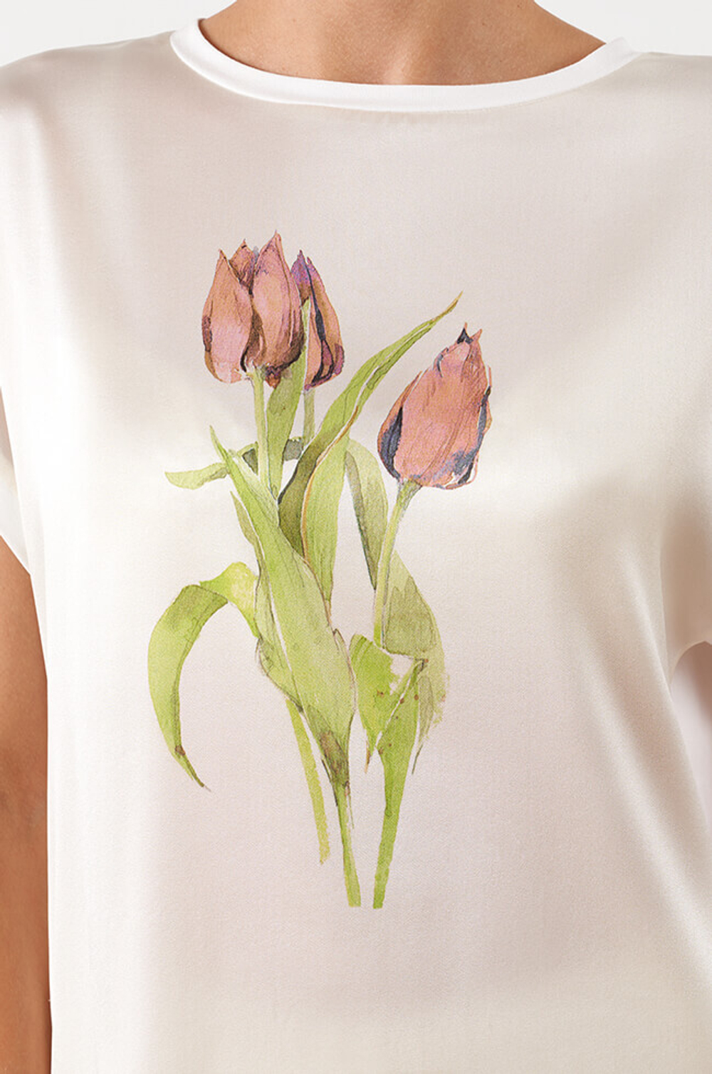 23031 Блузка женская (молочный)