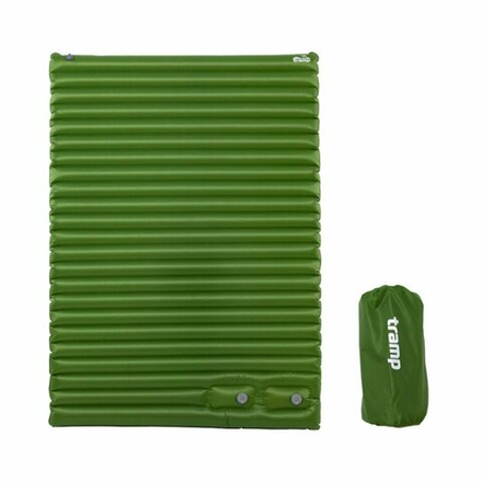Коврик надувной Tramp двухспальный Air Lite Double, толщина 10 см, артикул TRI-025, цвет Зеленый