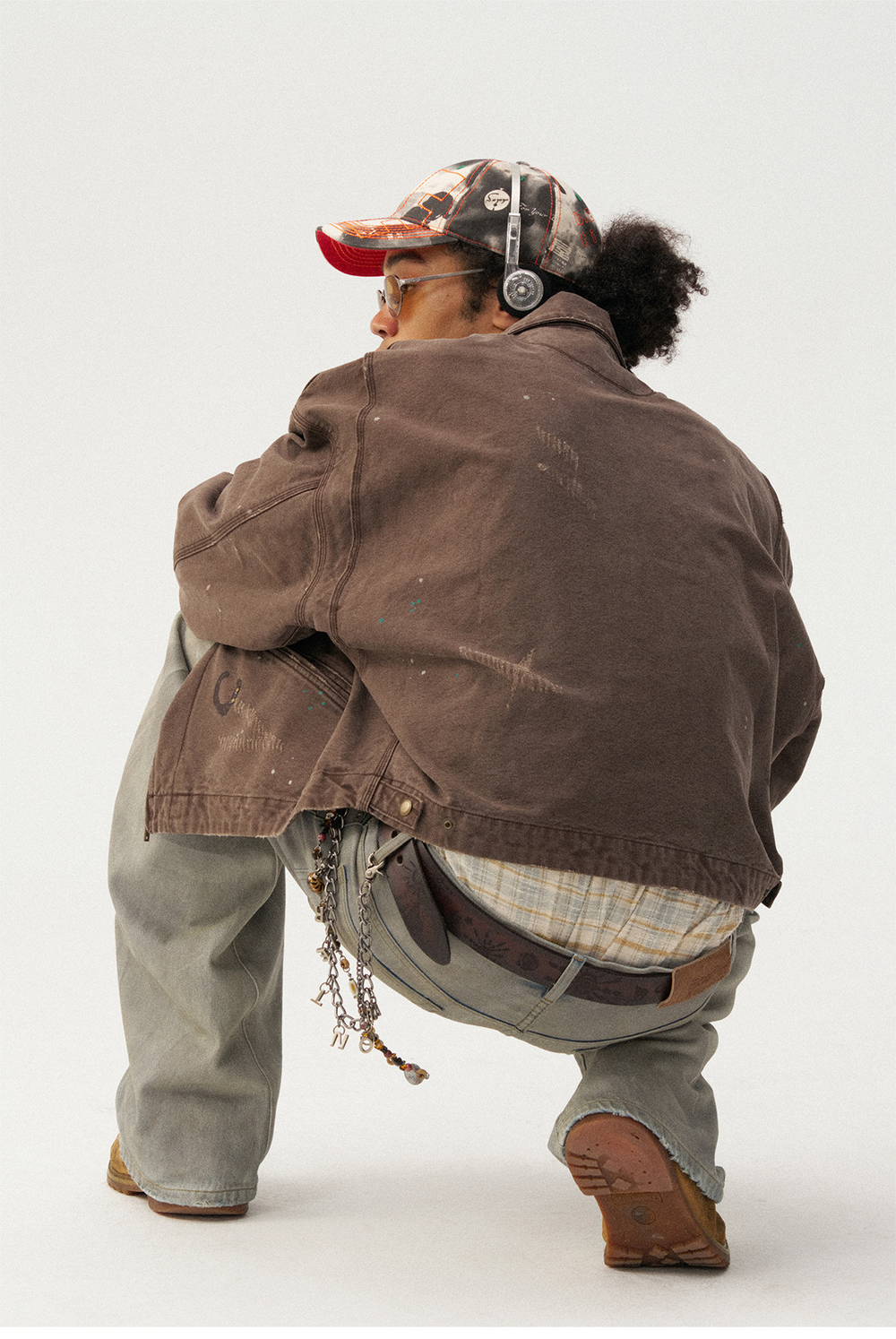 Куртка Nothomme Monterest Year of the Horse Limited Edition Vintage Washed Distressed Detroit Loose Fit Cropped Canvas Jacket