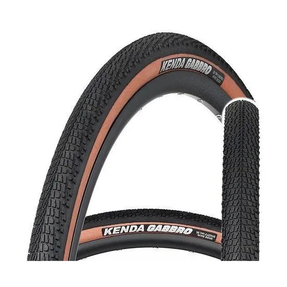 Покрышка 700х40С (40-622) K1266 GABBRO 30 TPI, низкий, КОРИЧНЕВАЯ БОКОВИНА (25) KENDA