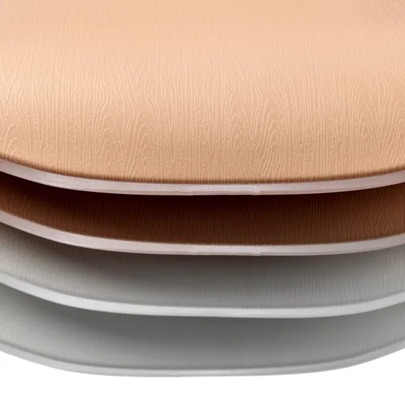 Комплект из 4 стульев Seven Style белый с белыми ножками