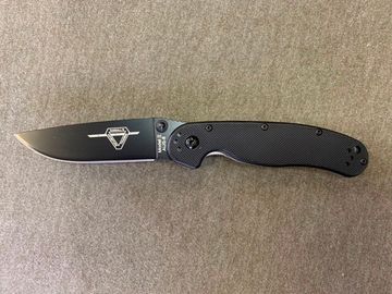 Складной нож Ontario RAT II FOLDER ONT/8861 c клинком из стали AUS-8A, рукоять GRN