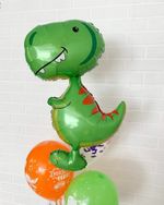 Г Шар фигура, Динозавр Малыш Тираннозавр, Зеленый, 38"/97см (БГ-24)