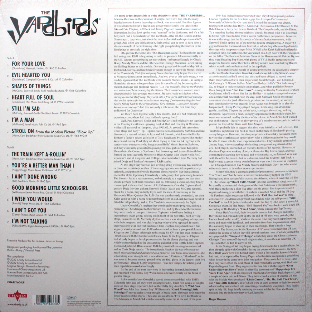 The Yardbirds / The Best Of The Yardbirds (LP)