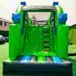 Коммерческая надувная полоса препятствий «Кибер», 18×3×4 м