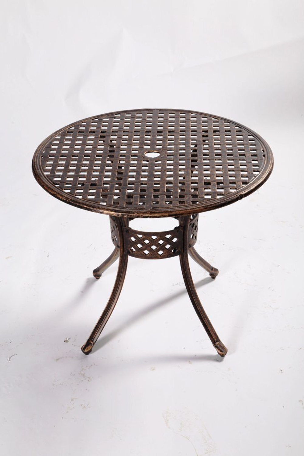 Стол из литого алюминия ЛИОН «LION» круглый D85