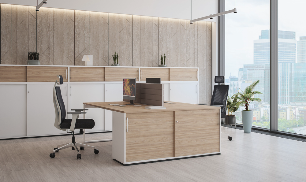 Стол на металлокаркасе AG.132 с лючком ALLEGRO (АЛЛЕГРО)