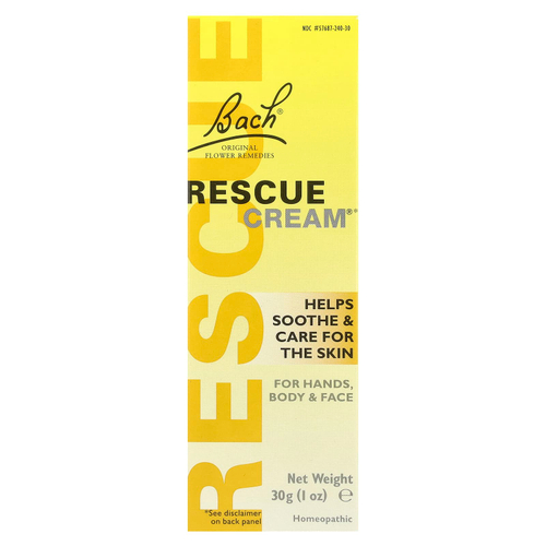 Bach, Оригинальные цветочные средства, Rescue Cream, 30 г (1 унции)