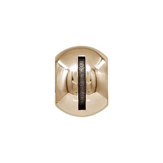 Шарм с руной Иса - бусина для браслета из бронзы, вид 2