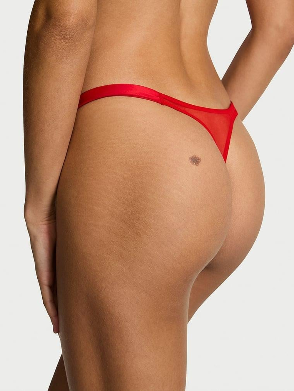 Танга с вышивкой в виде сердечка - VICTORIA'S SECRET