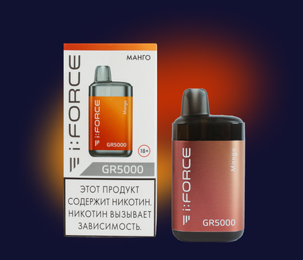 i:Force GR5000 Манго 5000 затяжек 20мг (2%)